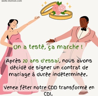 faire-part de mariage humour apres 20 ans vie commune
