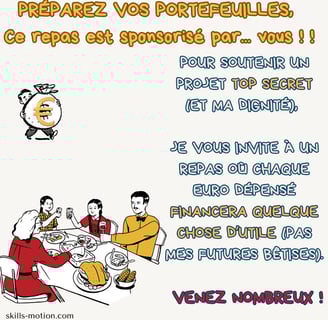 image texte invitation repas payant