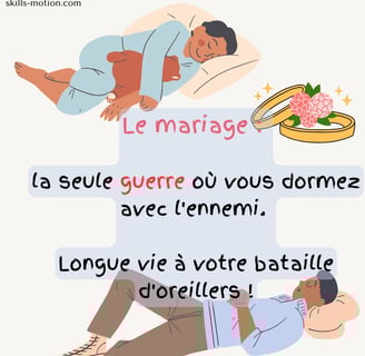 phrase sur le mariage humour
