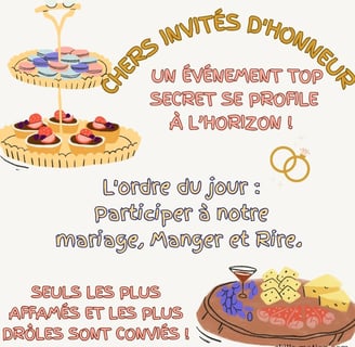 image invitation repas mariage humour