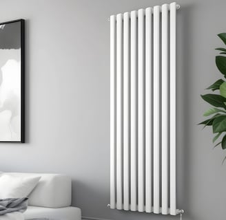 Column radiator Plumber Near Redruth Cornwall