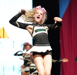 Baylor during her champion ship performance