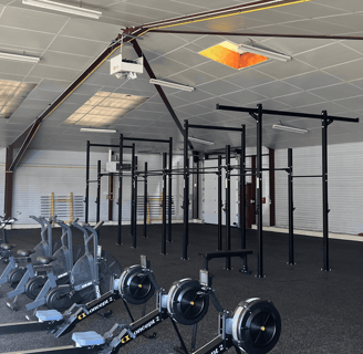 Photo de l'espace de travail de la salle de sport Blackbird Athletics.