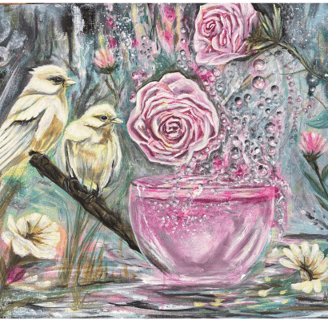 abstract realism animal art