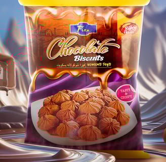 Fiza Special Chocolate Biscuits – rich and crunchy chocolate-flavored biscuits perfect for dessert o