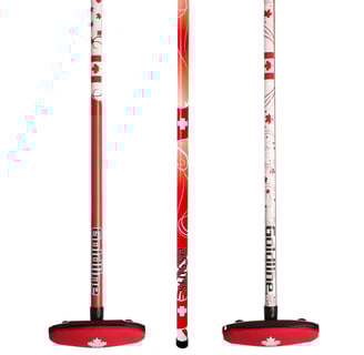 Curling brush designs created for mens olympic team by Katherine Widziak