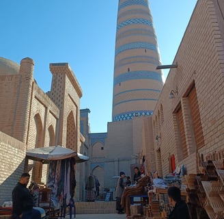 Centro storico di Khiva in Uzbekistan