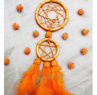 agamya orange dreamcatcher