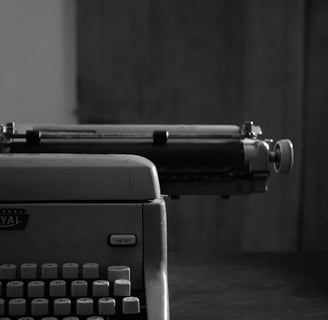 photo of a typewriter