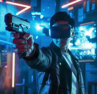 Jugador misterio Realidad Virtual