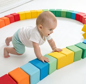 activités pour les bébés - motricité