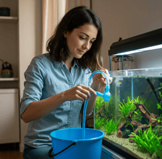 Cambios de agua del acuario