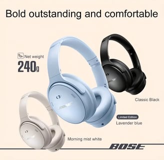 a pair of headphones with the words bose noise noise on it