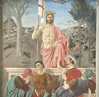 The Resurrection, Piero della Francesca,  c. 1460s, Museo Civico, Sansepolcro