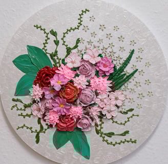 painting of a bouquet of flowers