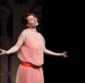 Robe années 1920 pour le personnage principal de La Traviata. Festival Lyly 2018