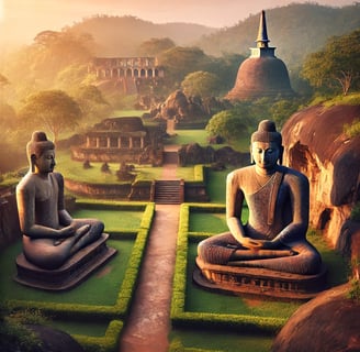 gal-vihara-rock-carved-buddha-statues-ancient-ruins-and-rankoth-vehera-stupa
