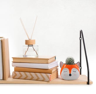 Fox shape ceramic pot