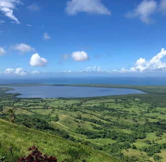 laguna redonda close to miches in the dominican republic