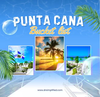 punta cana bucket list