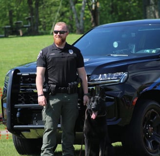 Sgt Jacob Kearsey and OPK9 Hado, Cave City PD KY