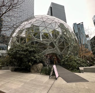 the spheres, amazons headquarters in seattle