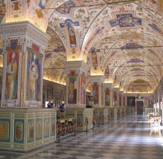 The Vatican Library, where the historic manuscript was analyzed