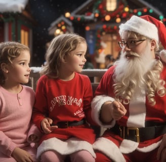 Visiting Santa at the North Pole in Jacksonville Florida