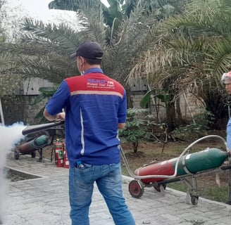 Pelatihan pemadaman kebakaran