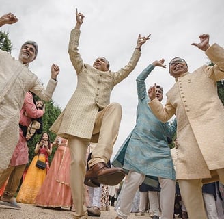 people celebrating
