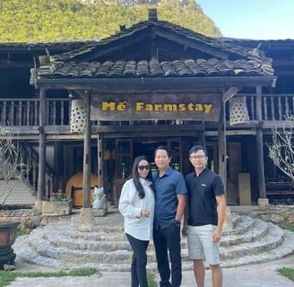 Mai Lisa checkin tại Mế Farmstay