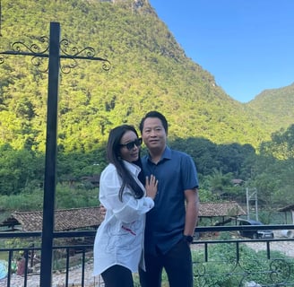 Mai Lisa checkin tại Mế Farmstay