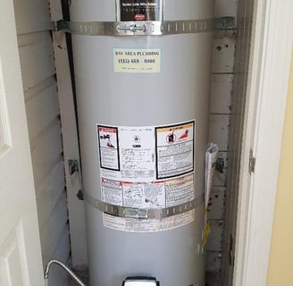 Replacement Water Heater in the Outer Richmond San Francisco.San Francisco