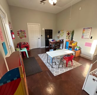 inside of a classroom at Faith Heritage Christian Academy