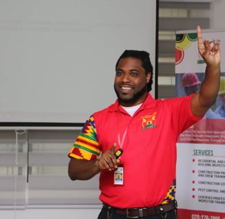 Elbert J Allen Chief Building Inspector of Ghana
