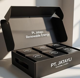 Product packaging of PT Jatayu charcoal briquettes