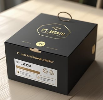 Premium charcoal briquette packaging on display
