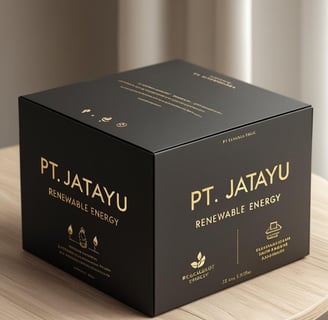 Premium charcoal briquette packaging on display
