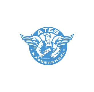 ATES Wasserengel Logo – Leckortung, Rohrreinigung und Wasserschaden in Rhein-Main-Gebiet