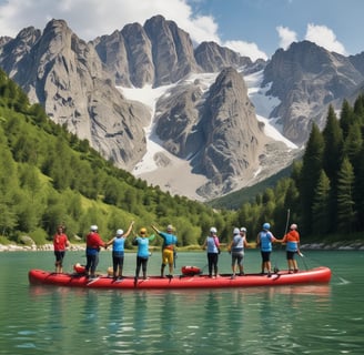 Rafting, Canoé kayak.