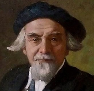 Nicolas Berdiaev avec un béret