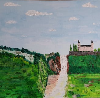 Cascade. 44x33cm. 150€.