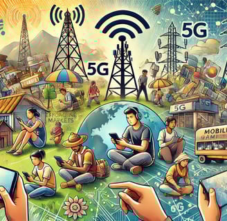 o crescimento de mercados emergentes no mobile gaming, com foco em conectividade e acessibilidade.
