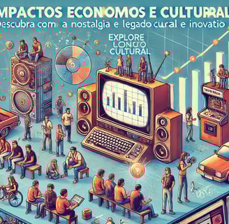 gráficos de vendas, comunidades de fãs de jogos retrô e memorabilia icônica, acompanhada de pessoas 