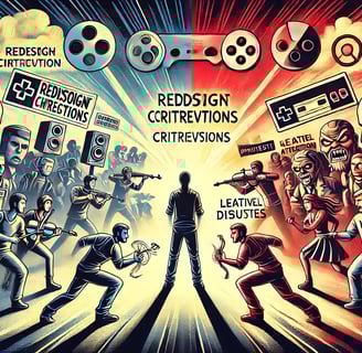 Uma representação simbólica de personagens fictícios apresentação críticas e debates.