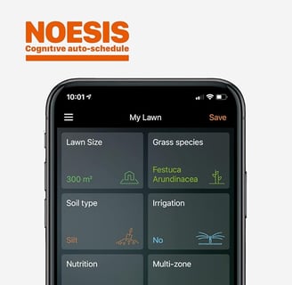 Schermata dell’app mobile per controllare il WORX Landroid S WR184E da smartphone.