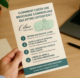 Comment créer une brochure commerciale attrayante