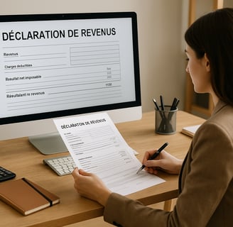 Déclaration de revenus pour les autoentrepreneurs