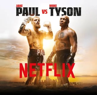 mike tyson jake paul luta netflix boxe