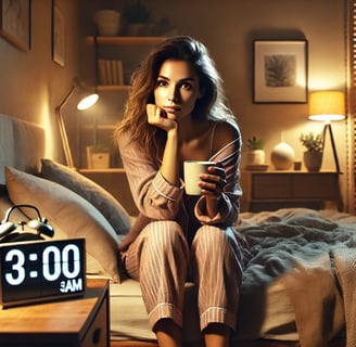 woman suffering from insomnia